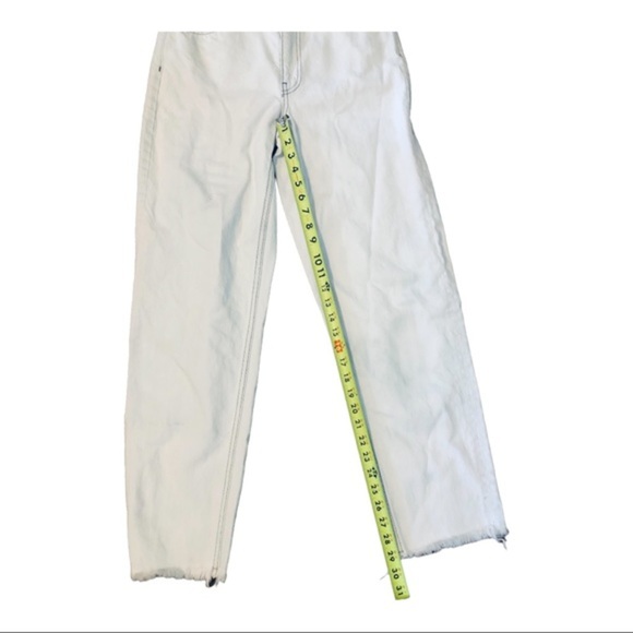 Madewell Y2K stone washed light blue frayed distressed women’s jeans size 27 new - Picture 7 of 8